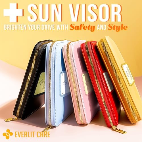 Car First Aid Kit with Emergency Supplies Survival Gear Including Window Breaker Disposable Urine Bag Mountable Survival Kit for Family Travel in Car (RedMed)
