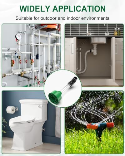 AC Drain Line Cleaner, HVAC Condensate Drain Cleaner with Clear Tube