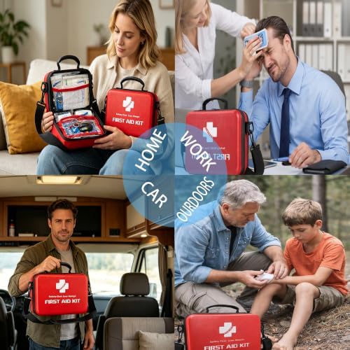 276 PCS Hard Shell Waterproof First Aid Kit