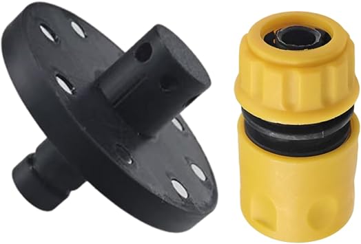 O-Ring Chassis Cleaner Flusher Kit with Quick Coupling, Strong Magnetic Undercarriage Flusher with 360° Rotating Nozzle,