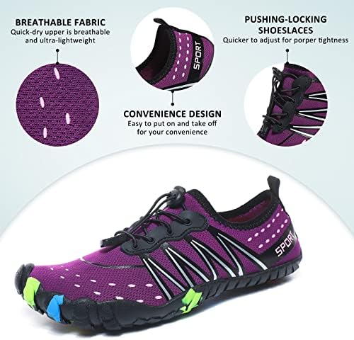 Water Shoes for Men Women Beach Barefoot Swim Pool Shoes Aqua Socks