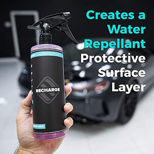 Recharge Ceramic Coating Spray (16oz) | Ultra Hydrophobic Car Detail Spray | Wet or Dry Application | Replaces Wax & Sealants | DIY Protection for Cars, Trucks & SUVs | Up to 6 Months