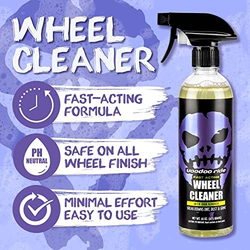 Voodoo Ride ® VR-1014 Wheel Cleaner with Iron Remover Fast-Acting 16oz