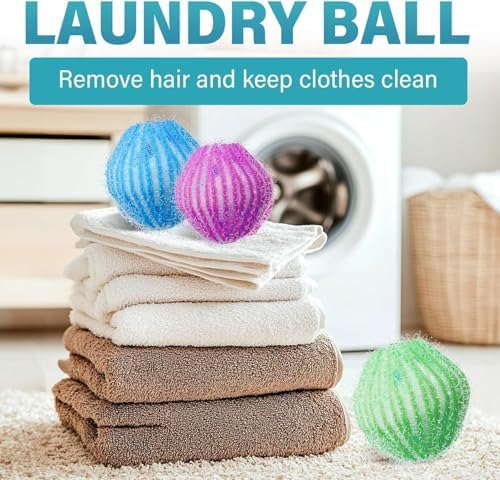 Pet Hair Remover for Laundry,Reusable Laundry Balls for Washer & Dryer