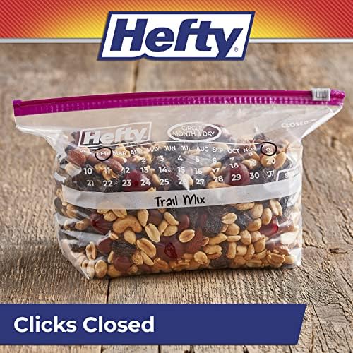 Calendar Slider Storage Bags, Half Gallon Size, 4pk, 32ct (128 Total)