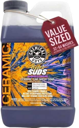 HydroSuds Ceramic High Foaming Car Wash Soap, Berry, 64 oz