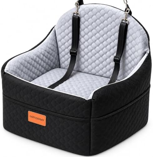 Small/Medium Dog Car Seat,Booster with Tether Car Seat For Dogs