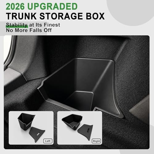 Trunk Side Storage Bins for Tesla Model Y Juniper 2025-2026