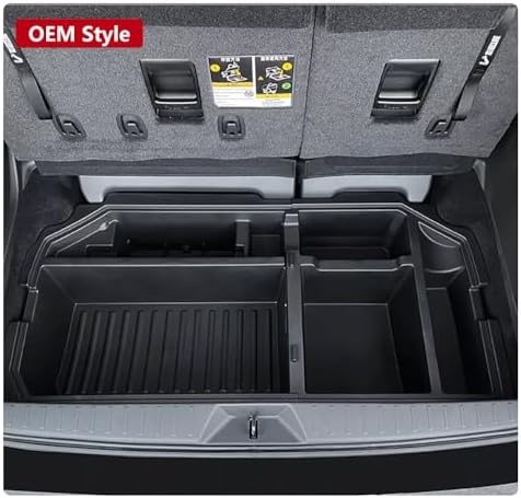 2021-2026 Toyota Sienna Trunk Organizer, Insert Cargo Rear Hatch Storage Boxs fit Sienna Accessories
