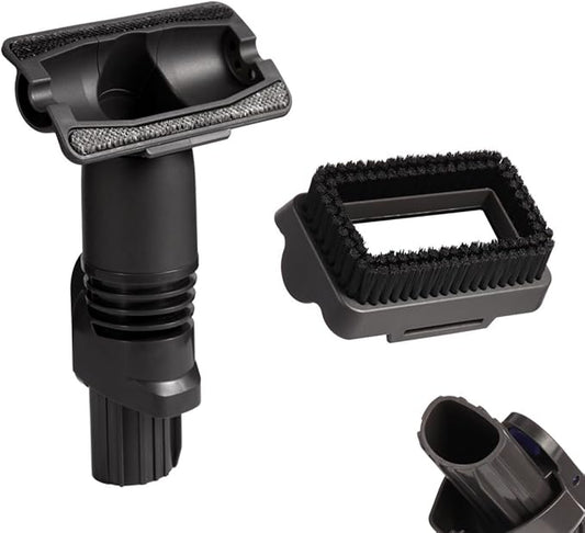 Vacuum Attachments Compatible with Shark Pet Cordless Stick IX141 IZ162H IZ361H IX140 IX142 IX143 IZ140 IZ142 UZ145 Removable 2-in-1 Tool Brush Replacement Parts for D-Shaped Vacuum # 613FJ160
