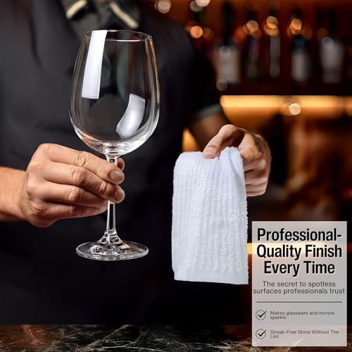 Dish Cloths, 12"x12" Dish Rags, 100% Cotton Kitchen Towels, 12 Pack