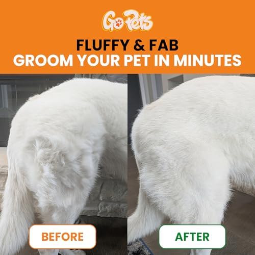 2-in-1 Deshedding & Dematting Comb & Grooming Brush for Dogs & Cats