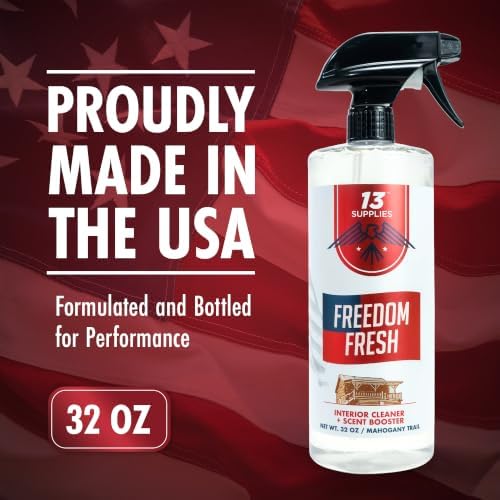 Freedom Fresh Car Interior Cleaner Spray, Mahogany Trail, 32 oz
