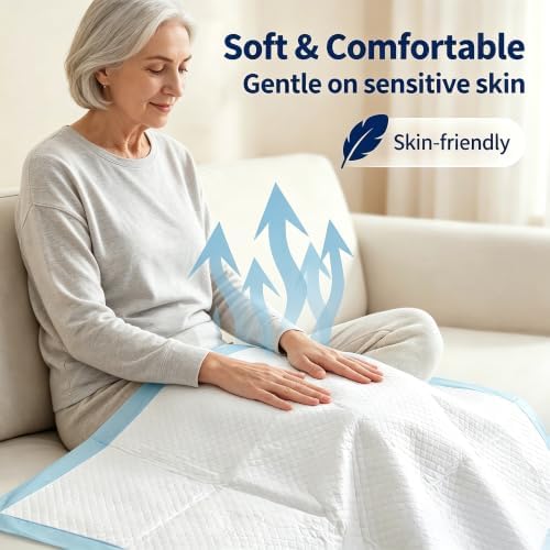 30"x36" Bed Pads Disposable Adult 7-Layer Extra Large 50 Count