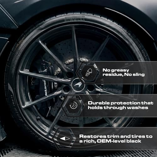 Blackout Sprayable Trim & Tire Dressing 16oz - No Sling, Satin