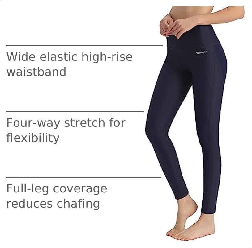 Women's Swim Pants UPF 50+ High Waist Rash Guard Leggings