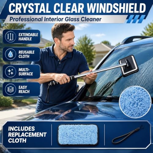 2026New Dual Magnetic Windshield Cleaner for Car