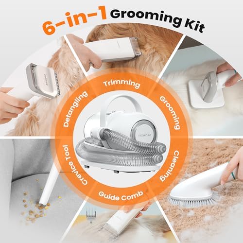 P1 Pro Dog Grooming Vacuum, 6-in-1 Kit, 2-Year Protection Plan