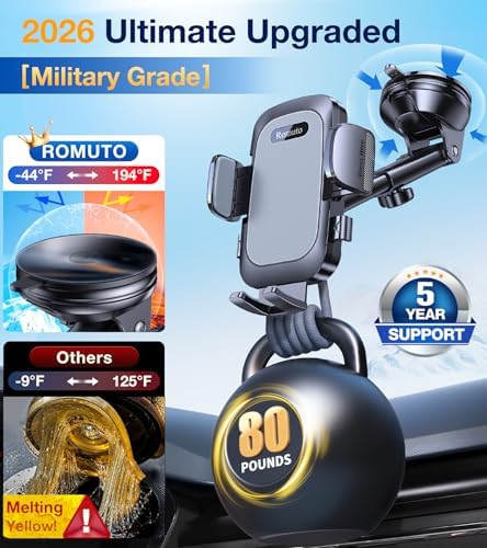Car Phone Holder Mount automotive panel gauges (Striped Gray)