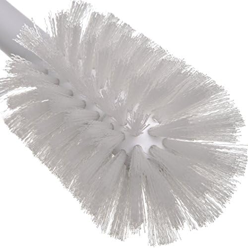 Dish Brush with Round Nylon Head, 11 Inch, White