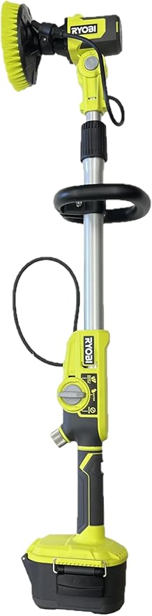 RYOBI ONEAND 18V Cordless TELESCOPING Power Scrubber and Compact Power SCRUBB