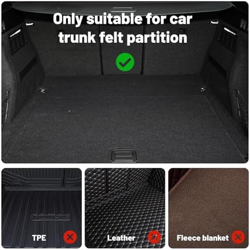Car Trunk Organizer Blocks with Foam Padded,Dividers Hold Cargo in Place