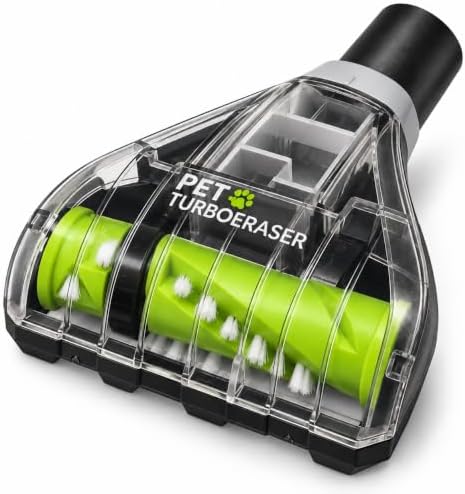 Pet Turbo Brush Attachment | Compatible with Bissell Vacuums – Air-Driven Pet Hair Eraser Tool – Fits CleanView, PowerForce, Pet Hair Eraser & More – Replaces 1634607 & 1614936, 1607765