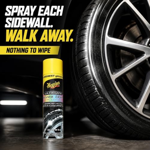 Ultimate Insane Shine Tire Coating, 15 Oz Aerosol Spray, 6 Pack