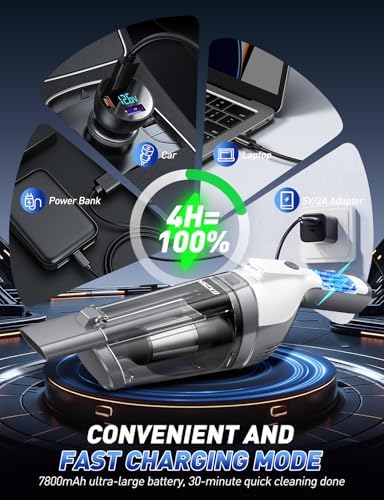 Handheld Vacuum Cordless, Hand Held Vacuum Cleaner, Hand Vacuum