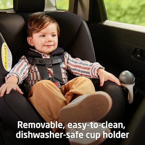 Romi 2-in-1 Convertible Car Seat, Infant Baby Seat, Rear & Forward Facing, 5-40 lbs, 30-50 lbs, Lightweight, Latch Installation, Machine-Washable, Travel-Ready, Sea Shadow
