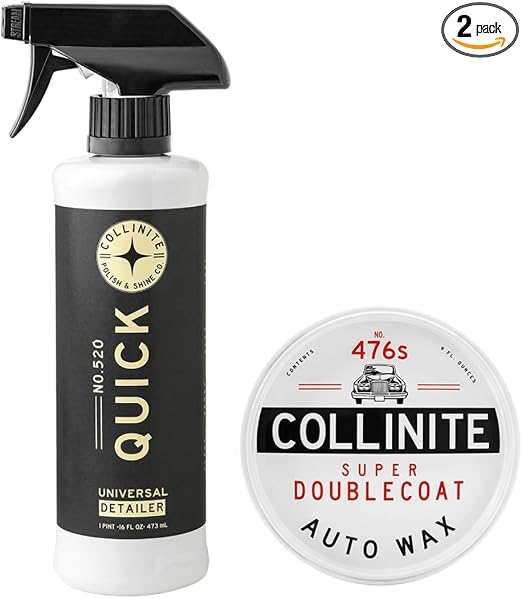 Collinite 520 Quick Detailer and 476S Super Double Coat Auto Wax Combo