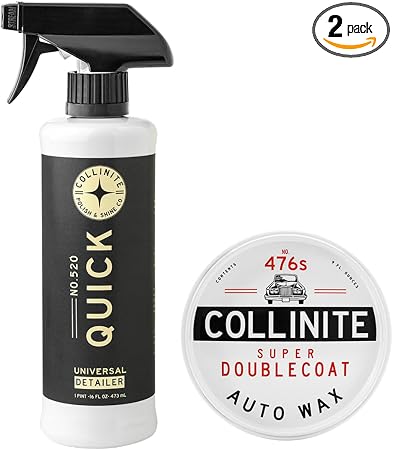 Collinite 520 Quick Detailer and 476S Super Double Coat Auto Wax Combo