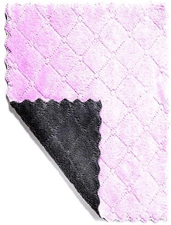 Double-Sided Multi-Purpose Microfiber Cleaning Cloth, Lint Free, Ultra Absorbent Dust and Dirty Cleaning Supplies for Ki