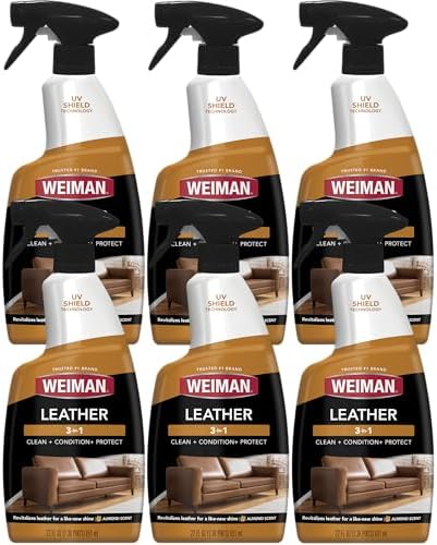 Leather Cleaner, Conditioner & Protector, 6 Pack, Car Interior