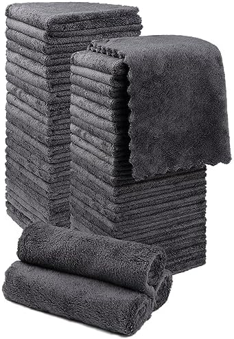 Washcloths 48 Pack, Ultra Soft Face Towels 12 x 12 inch