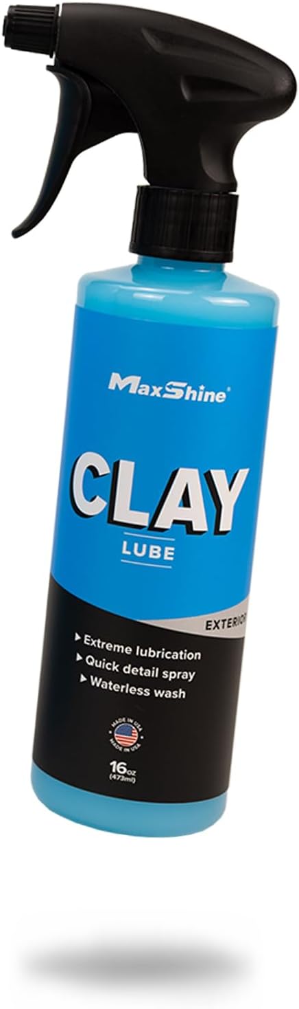 Clay Lube Spray 16oz | Synthetic Lubricant for Clay Bars & Pads | Quick Detailer with Pleasant Scent | Provides Smooth Glide & Surface Protection for Car Paint, Glass & Auto Detailing
