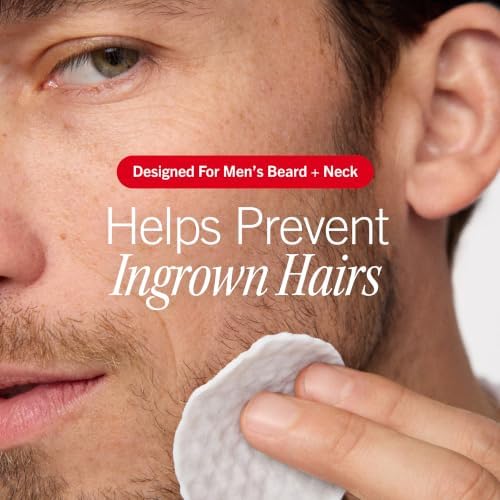 First Aid Beauty Ingrown Hair Pads for Men, Razor Bump Aftershave, 60 Ct