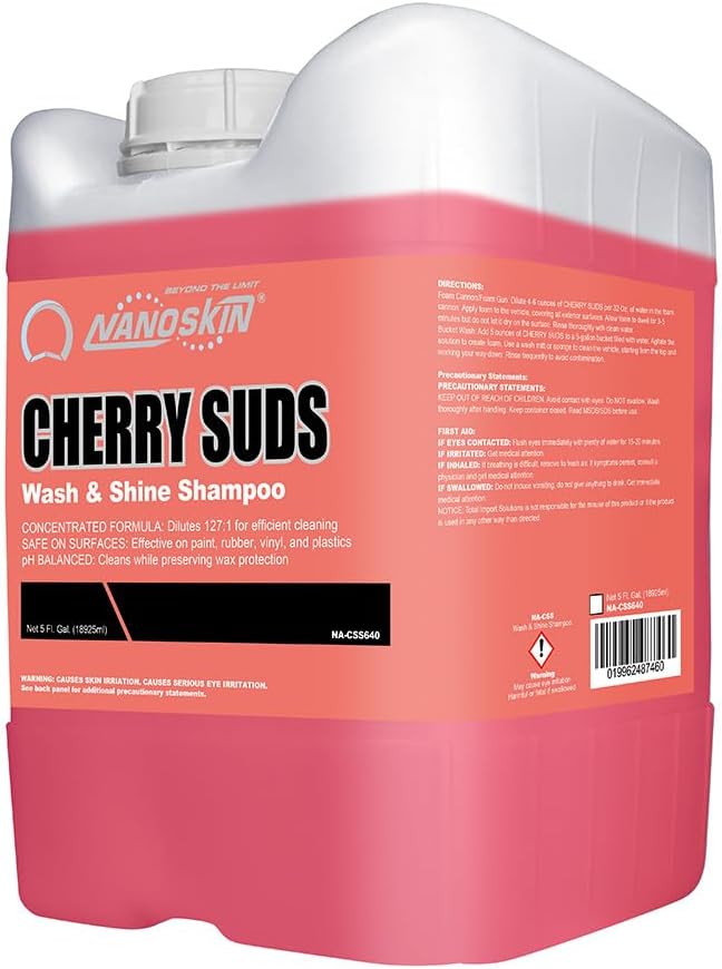 CHERRY SUDS Car Wash Shampoo for Foaming, 5 Gallon