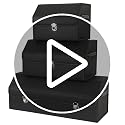 Car Trunk Organizer Leather Storage Box with Lid for Trunk SUV Sedan