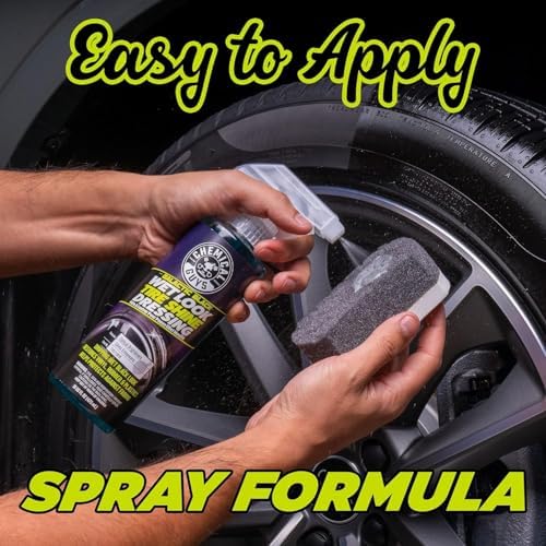 Galactic Black Wet Look Tire Shine Dressing, Black, 32 oz