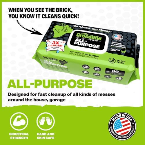 All-Purpose Plant-Based Cleaning Wipes, 80 Count