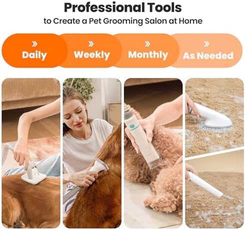 P1 Pro Dog Grooming Vacuum, 6-in-1 Kit, 2-Year Protection Plan