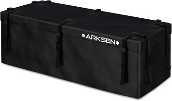 ARKSEN Waterproof Hitch Cargo Carrier Bag for 20" x 60" Baskets, 15 Cubic Feet Large Capacity Luggage Storage (58" L x 1
