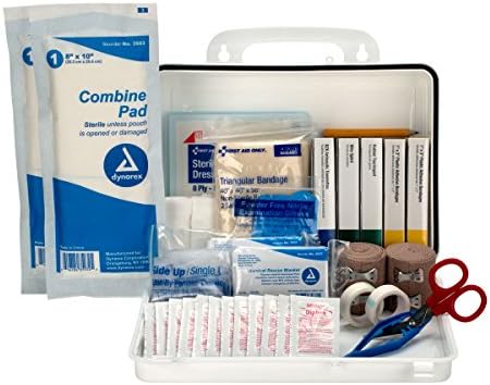 5217 25-Person Weatherproof Plastic Forestry Loggers First Aid Kit, 66 Pieces