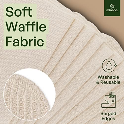 10 Pack Reusable Kitchen Paper Towels, Organic Dish Cloths