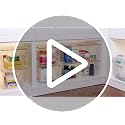 6 Pack Clear Stackable Storage Bins with Lids and Handles, Large