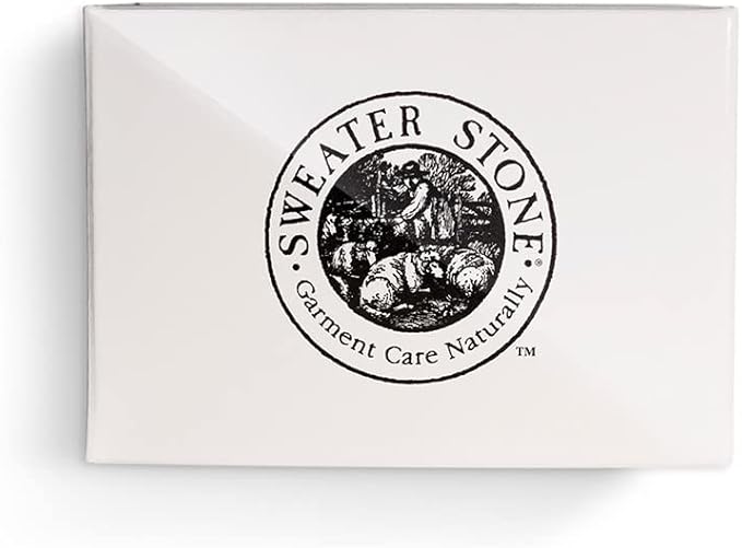 The Original Since 1985 - Garment Care for Sweaters and Knits - A Pumice-Like Brick for Removing Pilling and Balling - A Knitters Secret - Made in The USA