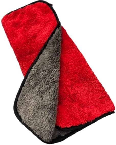 Rimpro-TecMicrofiber Towel Cloth Double Layer Professional Premium Valeting Car Washing Towel Dual Sided for Household C