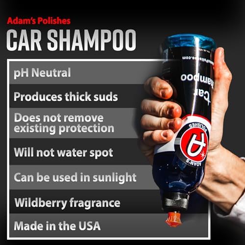 Car Wash Shampoo (Gallon) - pH Best Car Wash Soap For Snow Foam Cannon or Gun For Pressure Washer & 5 Gallon Bucket, Powerful Safe Spot Free Cleaning Liquid Auto Detergent