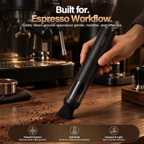 Barista Coffee Vacuum Cleaner for Coffee Grinders & Espresso Machines